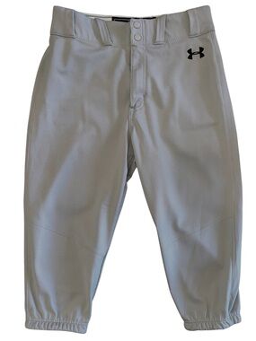 Under Armour Youth Medium Gray Gameday Knicker Baseball Pants